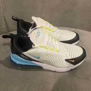Nike Air Max270 GS | White / Hyper Jade-Black | 7Y